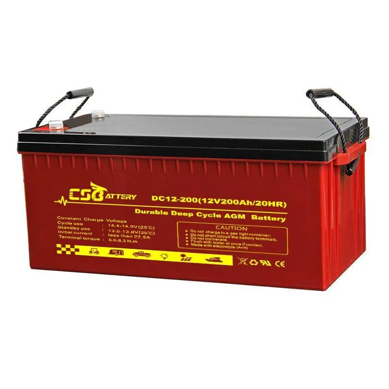 DC Deep Cycle AGM Battery,CSBattery 12V 20Ah deep cycle AGM Battery for UPS, computer power China manufacturer