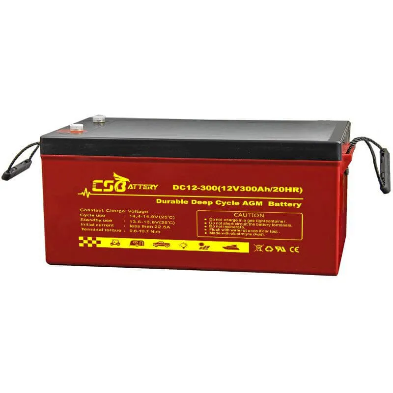 DC Deep Cycle AGM Battery,CSBattery 12V 14Ah High temperature AGM Battery for industrial power energy China factory