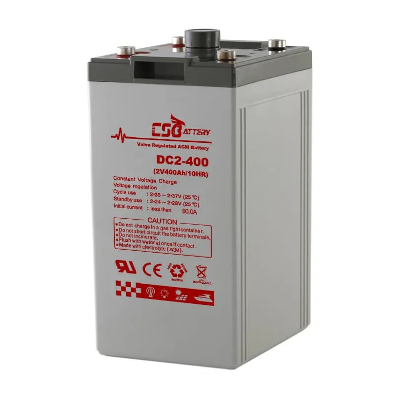 DC2 Deep Cycle 2V Battery,CSBattery 2V 400Ah sealed AGM Battery - starting lead acid China supplier