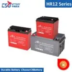 HR High Rate Battery，CSBattery 12V 95Ah HIGH RATE DISCHARGE AGM Battery for Electric Wheel Chair China supplier