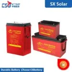 SX Deep Cycle Gel Solar Battery,Long life, for motocycle, scooter,