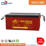 SX12-300 12V 300Ah Deep Cycle GEL Battery heavy duty battery, long life battery, maintenance free, high discharge rate, renewable energy storage,