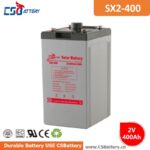 SX2-400 2V 400Ah Deep Cycle GEL Battery heavy duty battery, long life battery, maintenance free, high discharge rate, renewable energy storage,