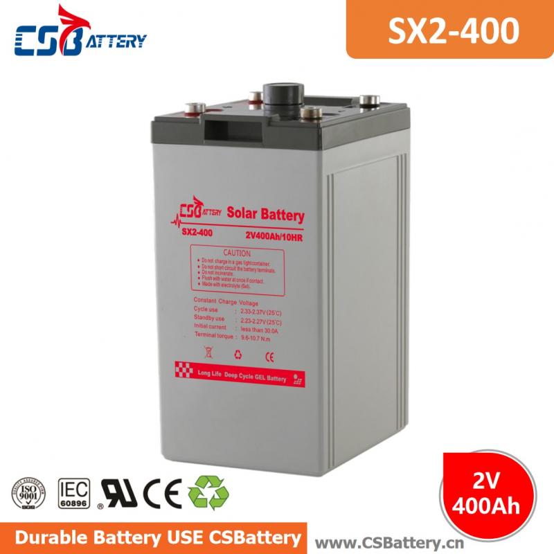 SX2-400 2V 400Ah Deep Cycle GEL Battery