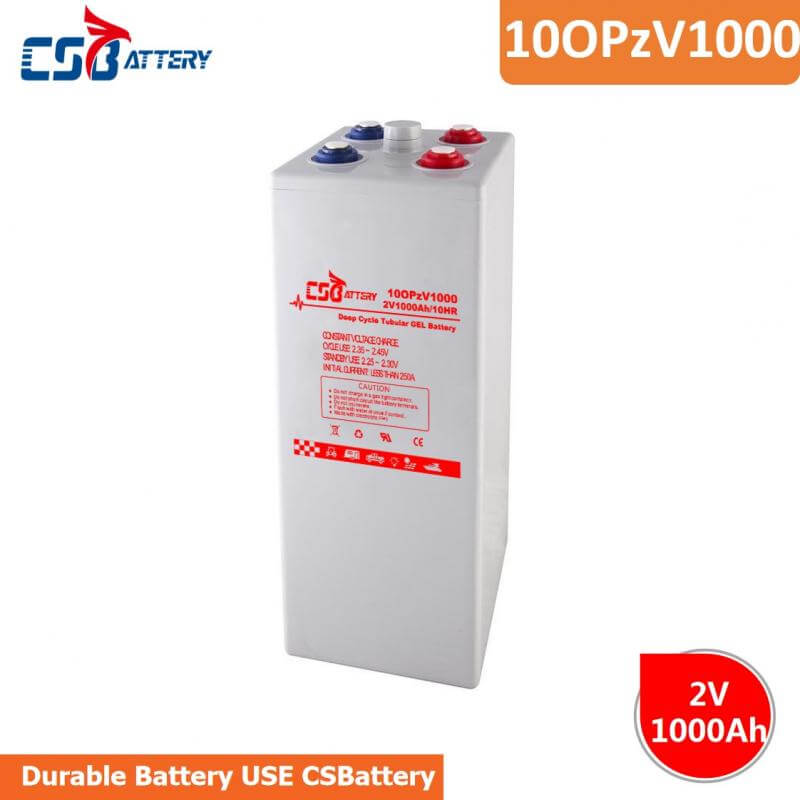 OPzV2-1000 2V 1000Ah Tubular Deep Cycle Gel OPzV Battery