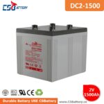 DC2-1500 2V 1500Ah Deep Cycle AGM Battery heavy duty battery, long life battery, maintenance free, high discharge rate, renewable energy storage, backup power supply,