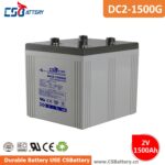 DC2-1500 2V 1500Ah Deep Cycle Gel Batery lifepo4 battery, lithium battery, gel accumulator, lifepo4