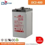 DC2-400 2V 400Ah Deep Cycle AGM Battery battery for energy independence, battery for energy resilience, battery for energy security,