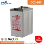 DC2-500 2V 500Ah Deep Cycle AGM Battery battery for energy independence, battery for energy resilience, battery for energy security,