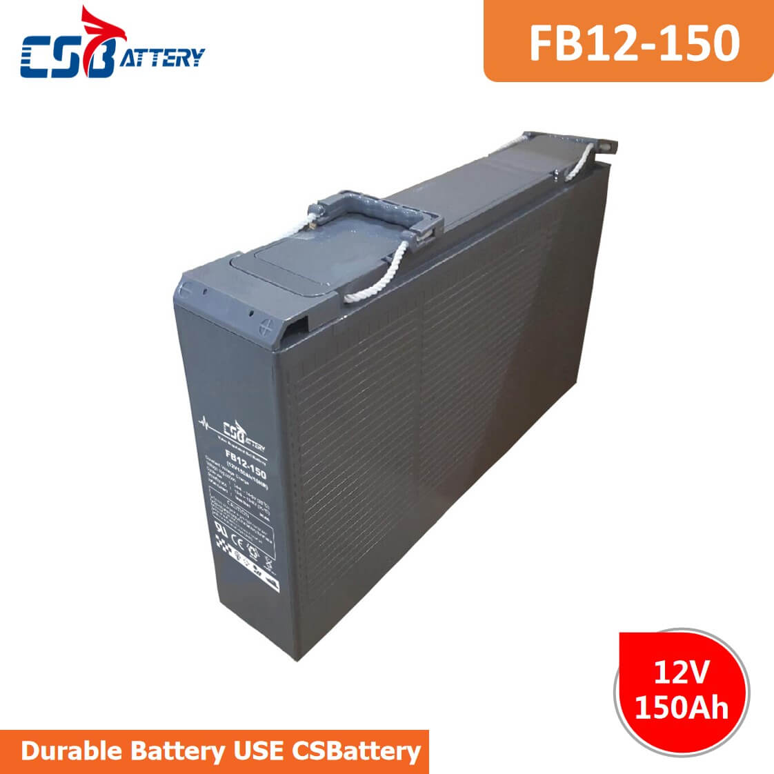 FB12-150 12V 150AH Front Terminal AGM Batteries