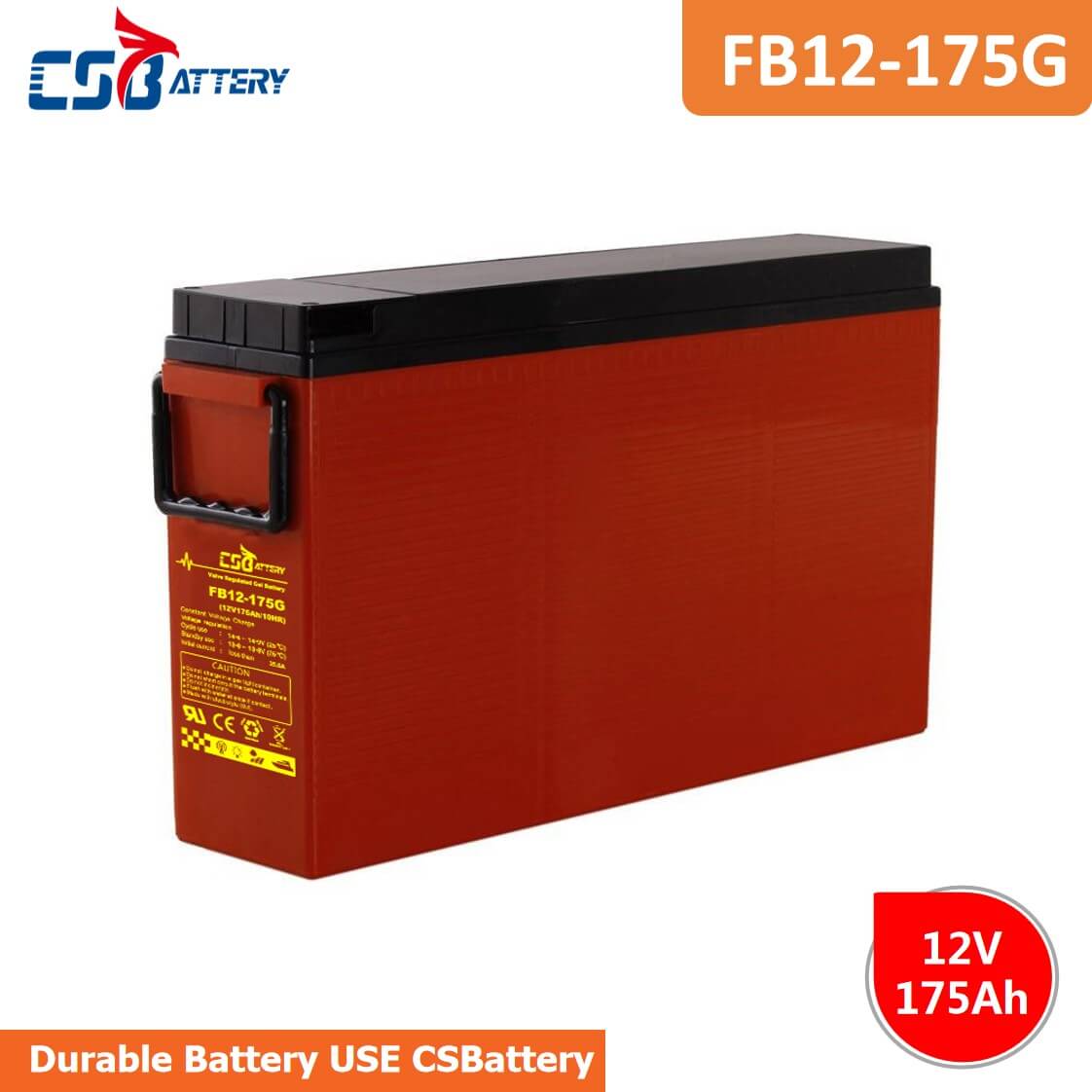 FB12-175G 12V 175AH Front Terminal Slim GEL Batteries