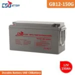 GB12-150G 12V 150Ah Durable Long Life Gel Battery uninterruptible power supply, UPS battery, alarm system battery, trolling motor battery, golf cart battery, mobility scooter battery