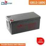 GB12-180G 12V 180Ah Durable Long Life Gel Battery 12v lead acid battery, automotive battery, starting battery, deep cycle battery, maintenance-free battery, AGM battery, gel battery, VRLA battery, SLA battery