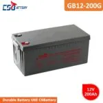 GB12-200G 12V 200Ah Durable Long Life Gel Battery garden equipment battery, camping gear battery, portable power pack,