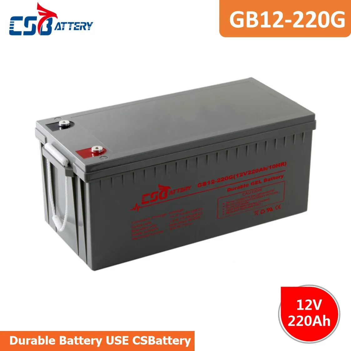 GB12-220G 12V 220Ah Durable Long Life Gel Battery motorcycle battery, boat battery, marine battery, RV battery, camper battery, solar