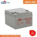 GB12-26G 12V 26Ah Durable Long Life Gel Battery battery for solar panels, battery for wind turbines, battery for telecom base stations, battery for UPS systems,