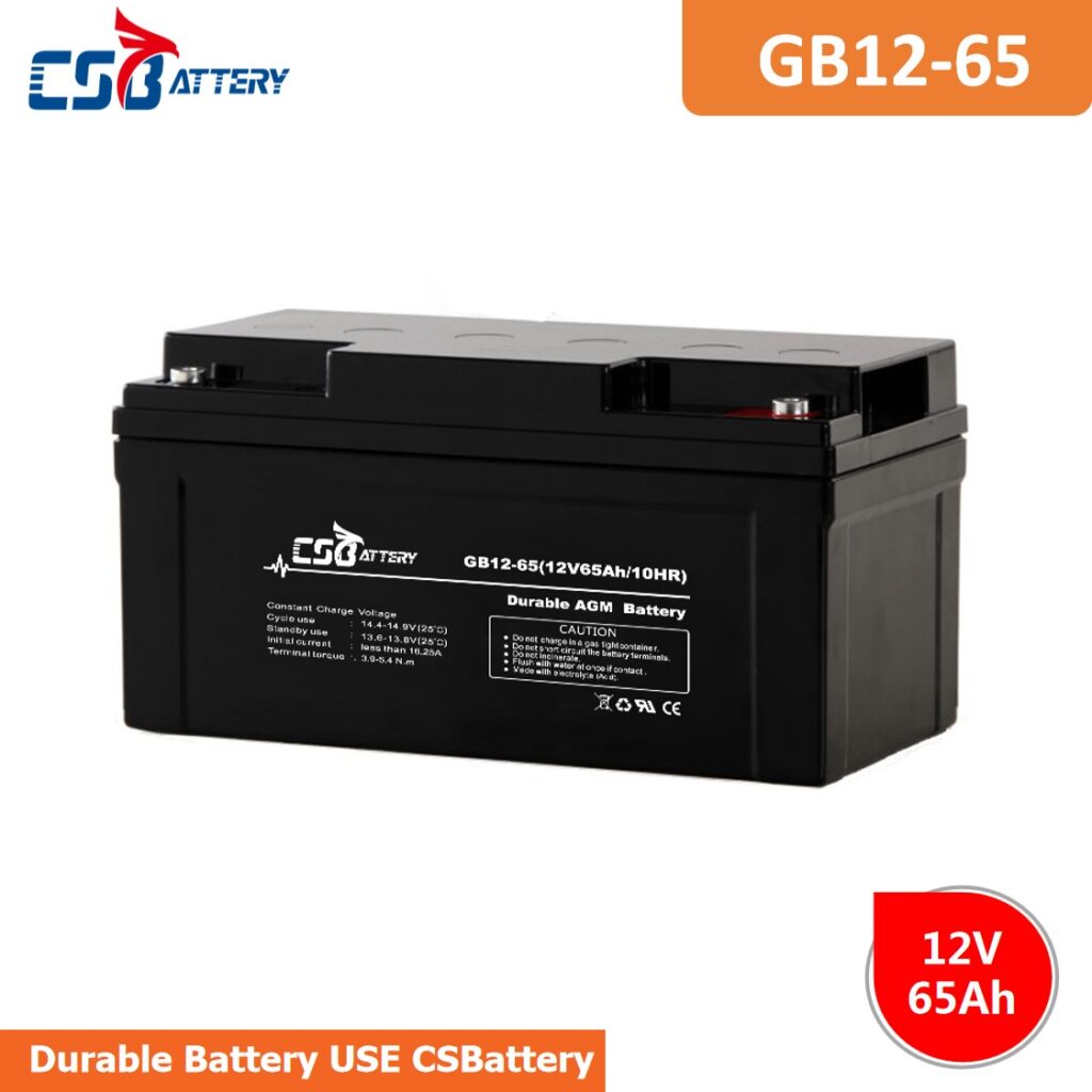 GB12-65 12V 65Ah Lead Acid AGM VRLA Battery stationary battery, energy storage solution, heavy duty battery, long life battery,
