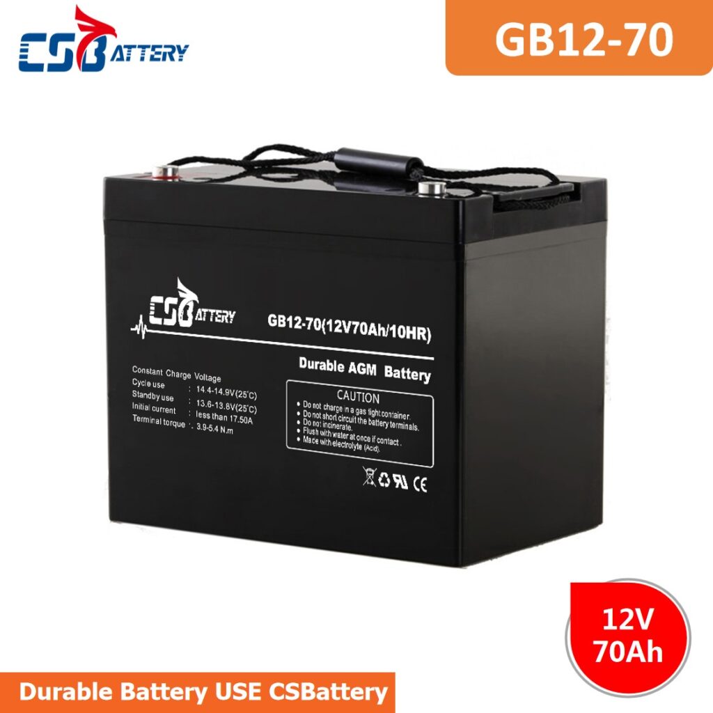 GB12-70 12V 70Ah Lead Acid AGM VRLA Battery stationary battery, energy storage solution, heavy duty battery, long life battery,