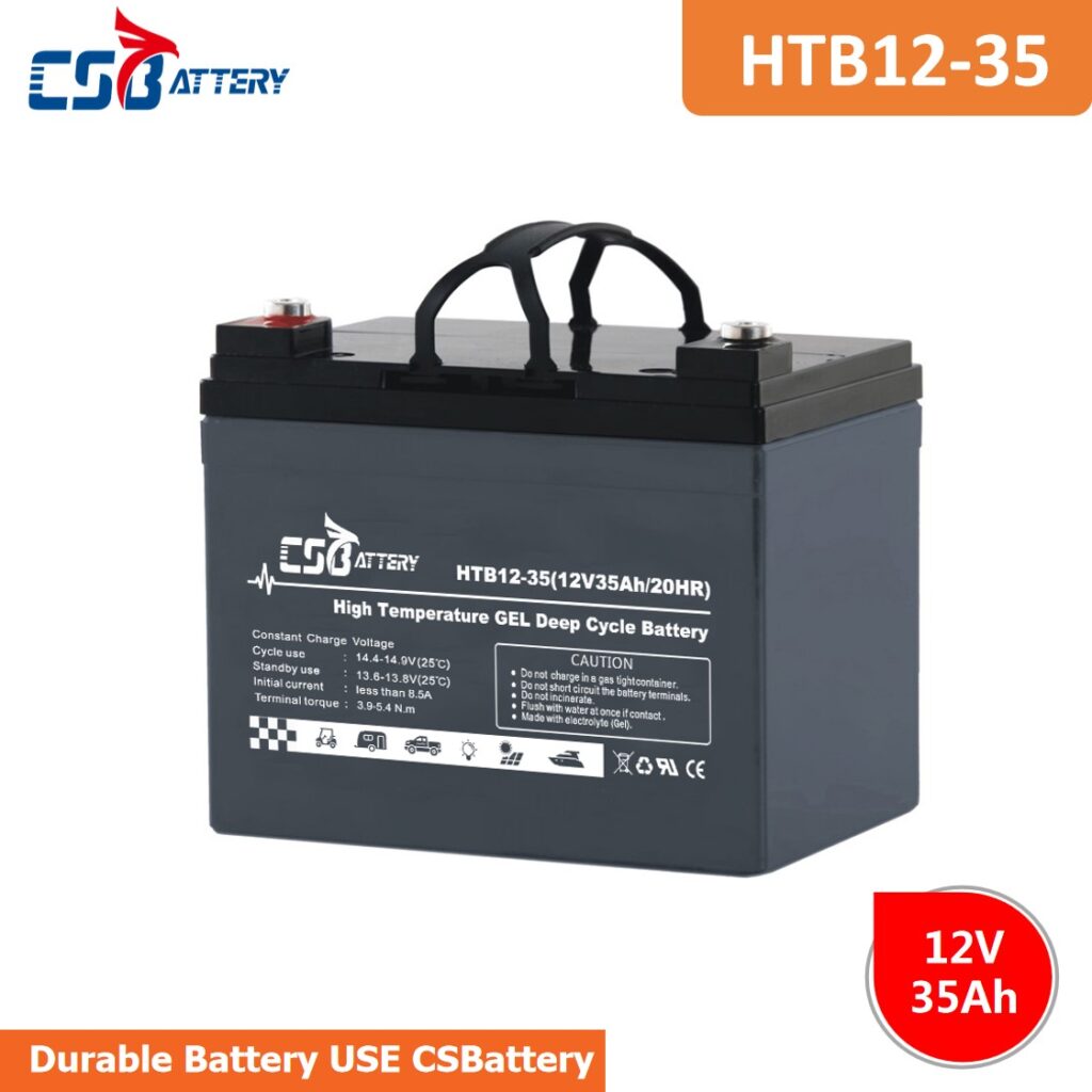 HTB12-35 12V 35AH High-Temp Deep Cycle Batteries,electric vehicle battery,home battery for solar system