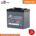 HTB12-55 12V 55AH High-Temp Deep Cycle Batteries,electric vehicle battery,solar power energy system