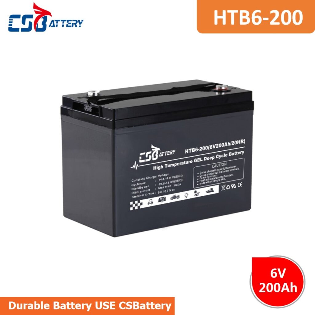 HTB6-200 6V 200AH High-Temp Deep Cycle Batteries,cleaning car,solar panel